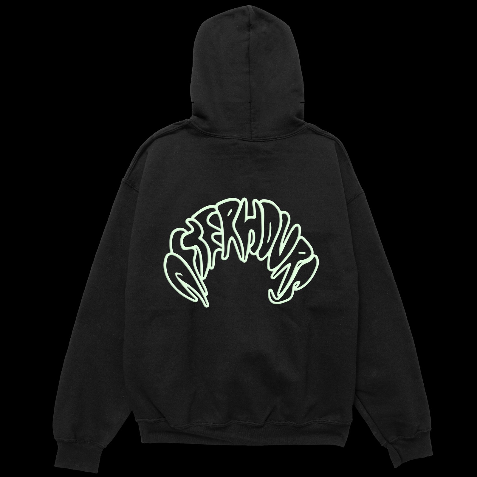 TYPE 2.0 - GLOW IN THE DARK PUFF PRINT HOODIE | After Hours 